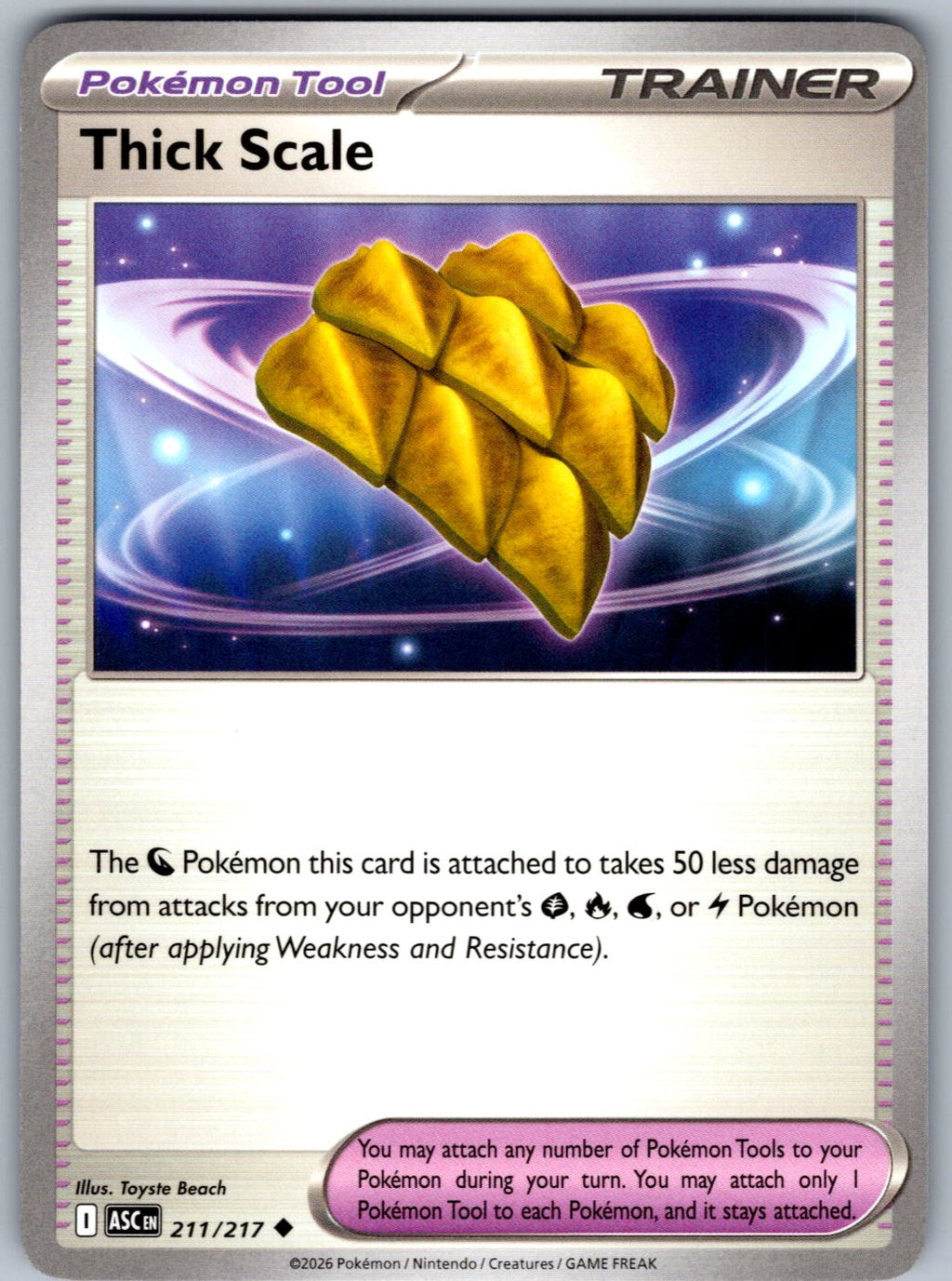 Thick Scale 211/217 Ascended Heroes Pokemon