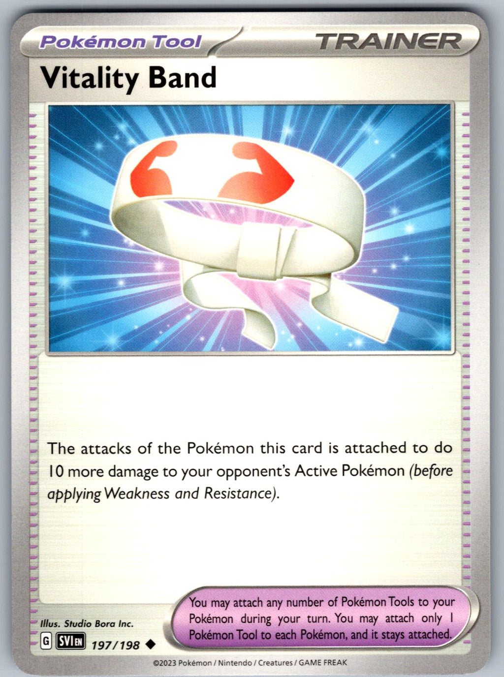 Vitality Band 197/198 Scarlet & Violet Pokemon