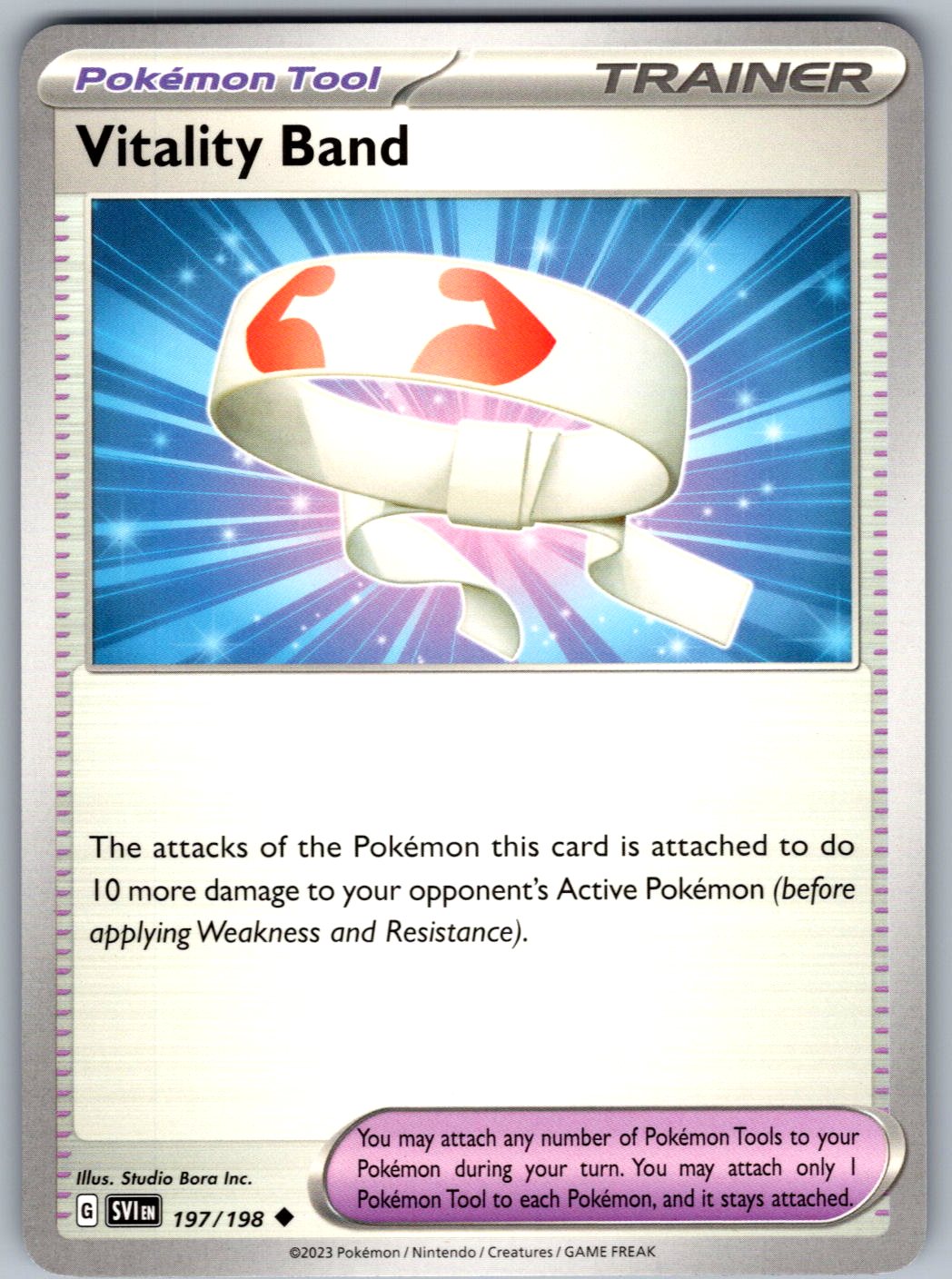 Vitality Band 197/198 Scarlet & Violet Pokemon