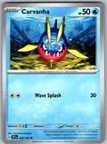 Carvanha 042/162 Temporal Forces Pokemon