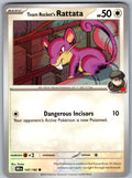 Team Rocket's Rattata 147/182 Destined Rivals Pokemon