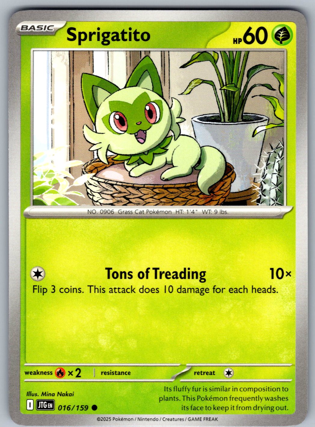 Sprigatito 016/159 Journey Together Pokemon