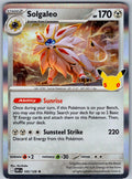 Solgaleo 105/128 ME: 30th Celebration Pokemon Holo