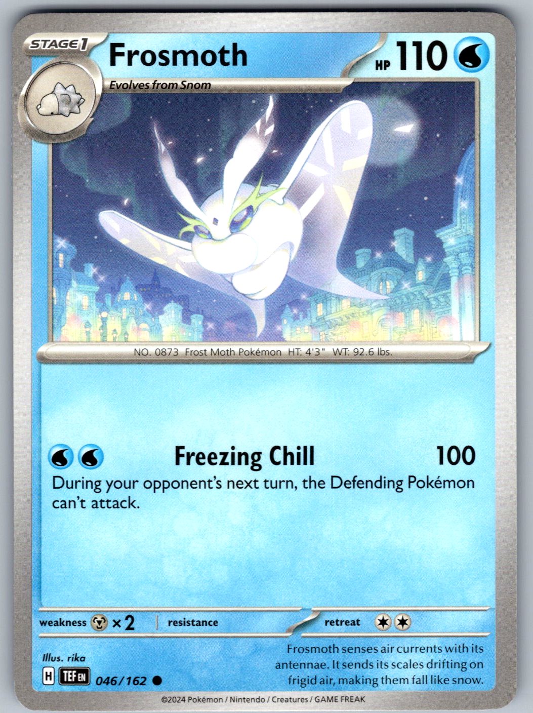 Frosmoth 046/162 Temporal Forces Pokemon
