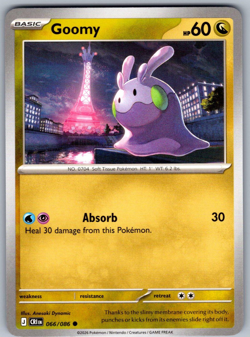 Goomy 066/086 Chaos Rising Pokemon