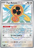 Fan Rotom (Poke Ball Pattern) 085/131 Prismatic Evolutions Pokemon Holo