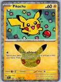Pikachu 029/128 ME: 30th Celebration Pokemon Holo