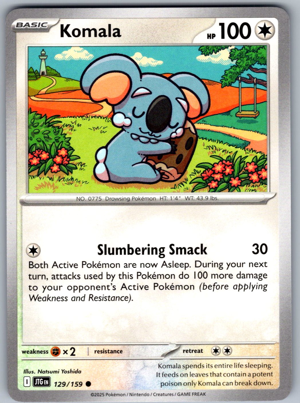 Komala 129/159 Journey Together Pokemon