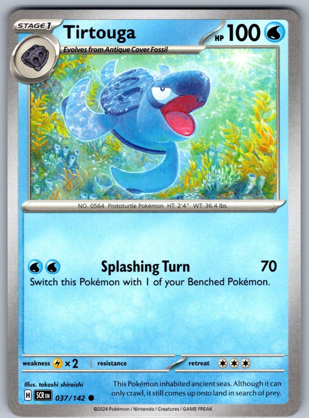 Tirtouga 37/142 Stellar Crown Pokemon