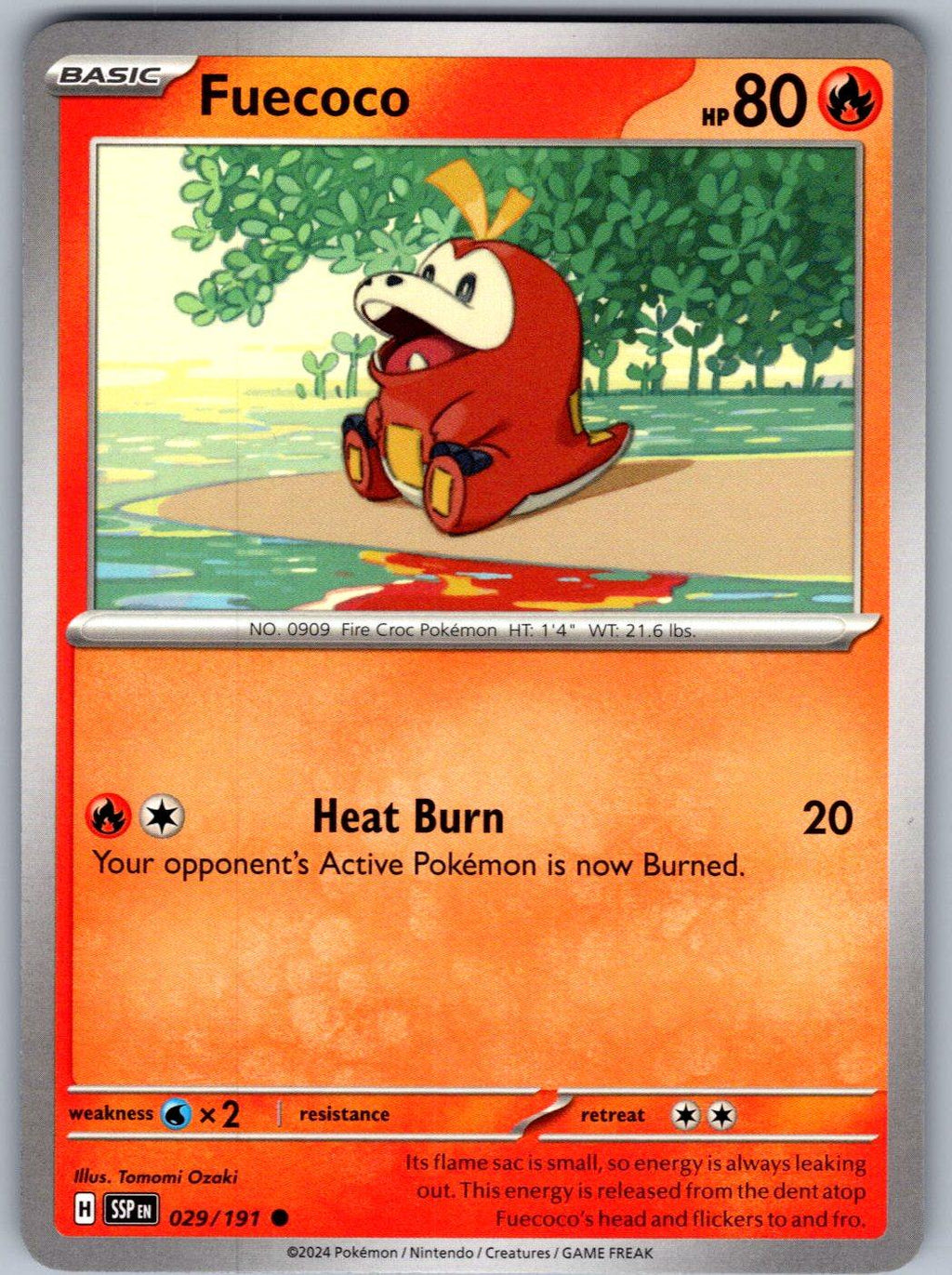 Fuecoco 029/191 Surging Sparks Pokemon