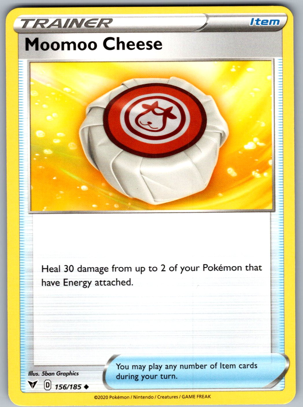 Moomoo Cheese 156/185 Vivid Voltage Pokemon