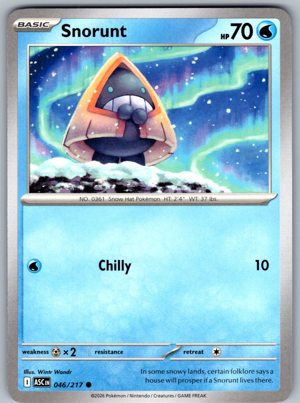 Snorunt 046/217 Ascended Heroes Pokemon