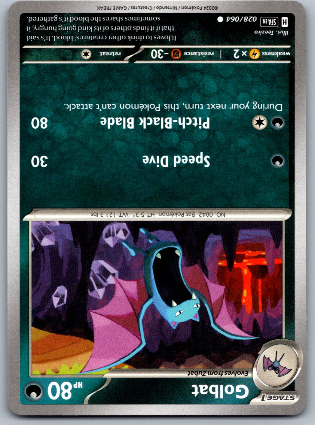 Golbat 028/064 Shrouded Fable Pokemon
