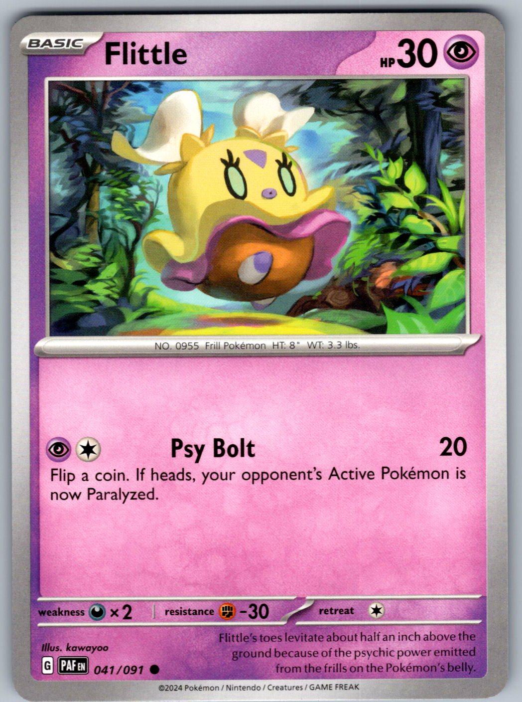 Flittle 041/091 Paldean Fates Pokemon