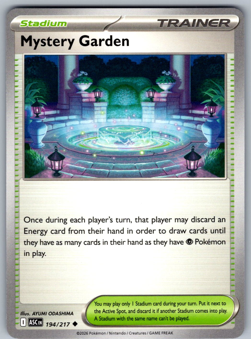 Mystery Garden 194/217 Ascended Heroes Pokemon