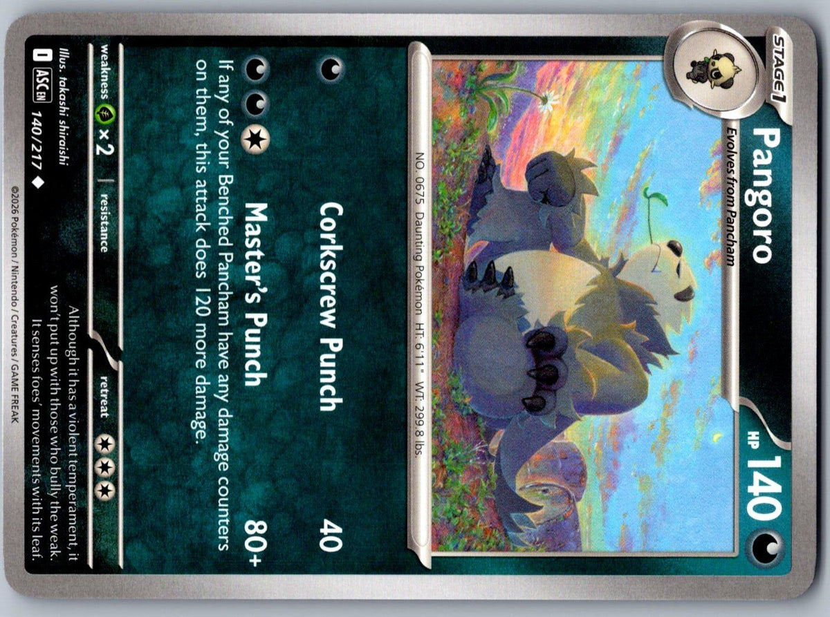 Pangoro 140/217 Ascended Heroes Pokemon