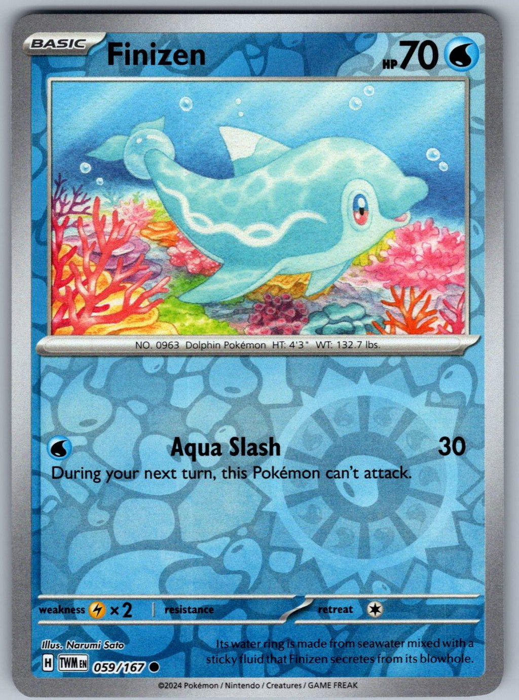 Finizen 059/167 Twilight Masquerade Pokemon Reverse Holo