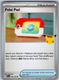 Poke Pad 126/128 ME: 30th Celebration Pokemon Holo