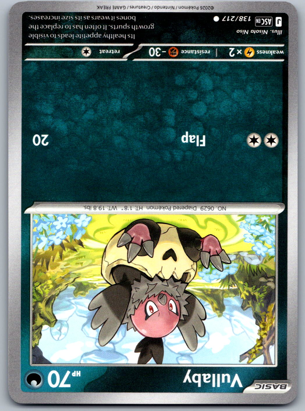 Vullaby 138/217 Ascended Heroes Pokemon