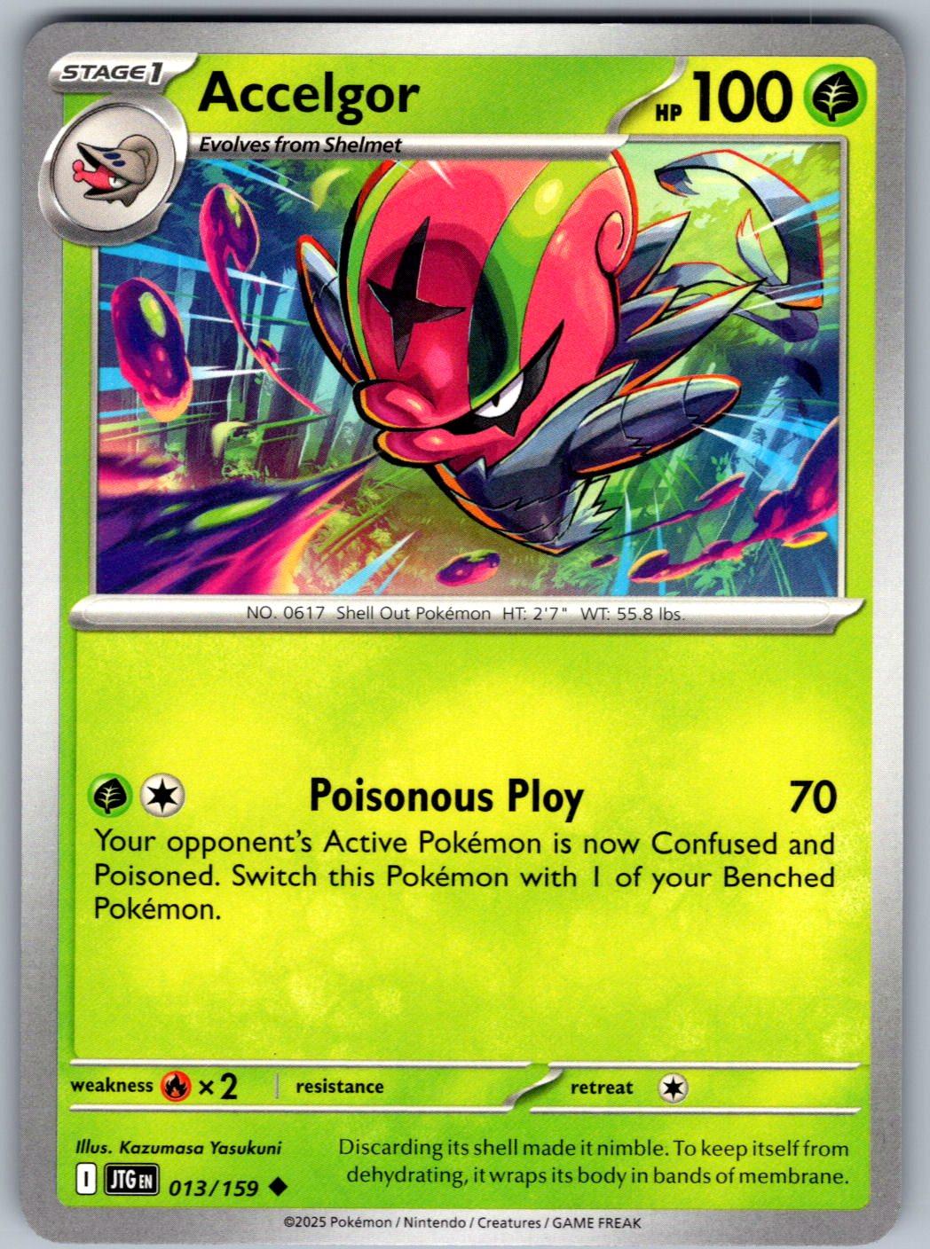 Accelgor 013/159 Journey Together Pokemon