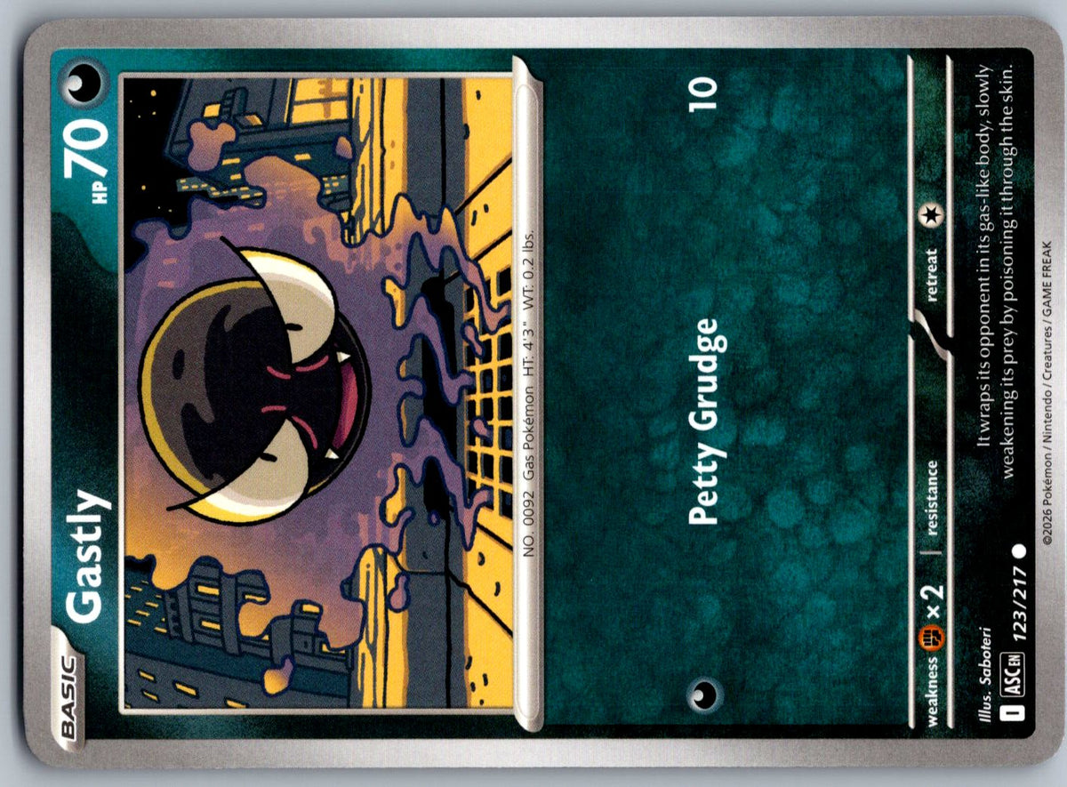 Gastly 123/217 Ascended Heroes Pokemon