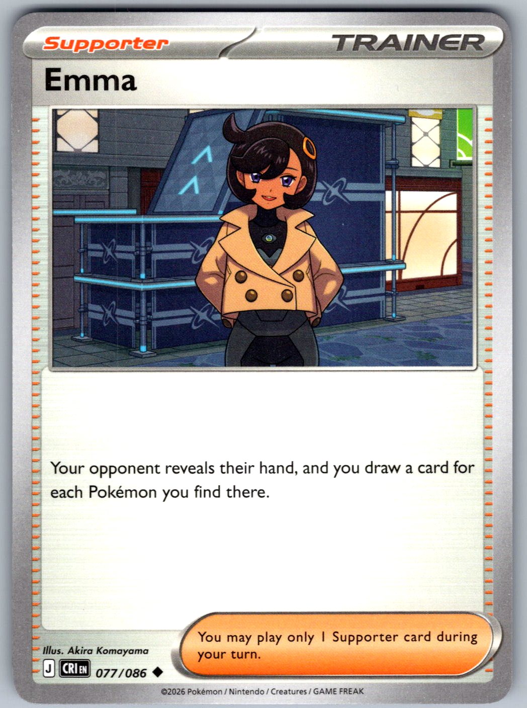 Emma 077/086 Chaos Rising Pokemon