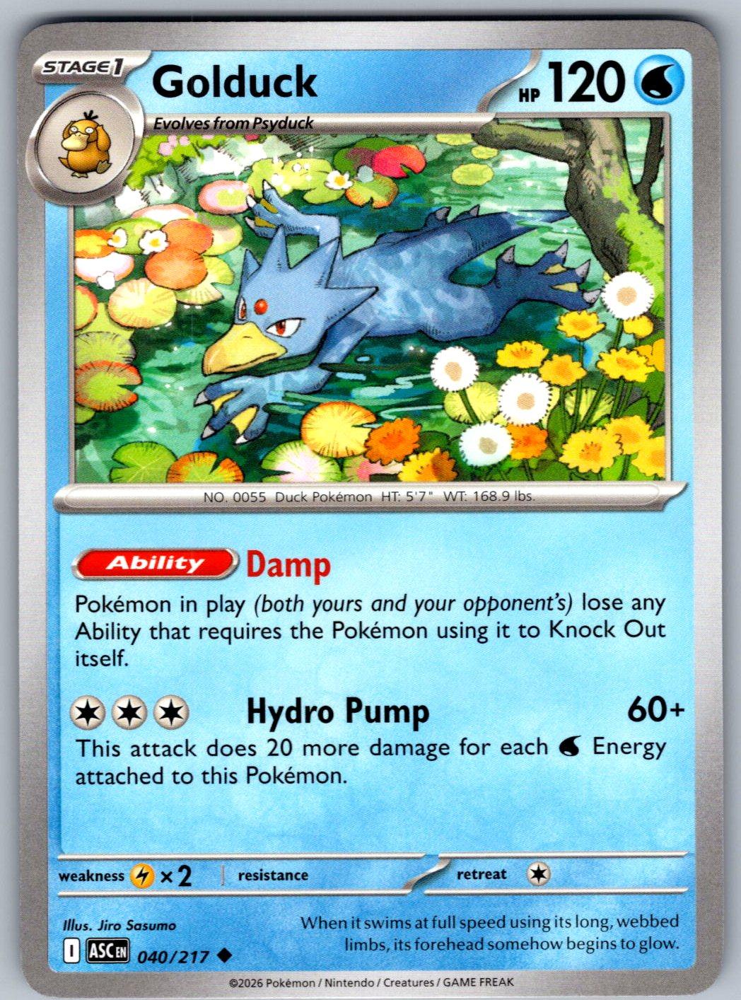 Golduck 040/217 Ascended Heroes Pokemon