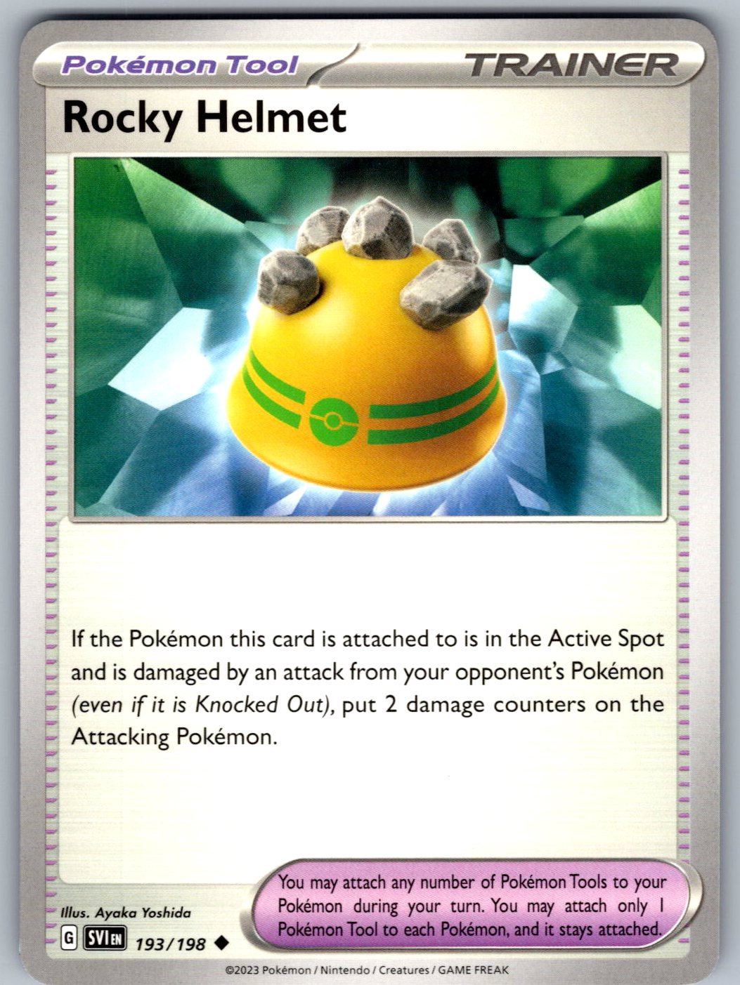 Rocky Helmet 193/198 Scarlet & Violet Pokemon