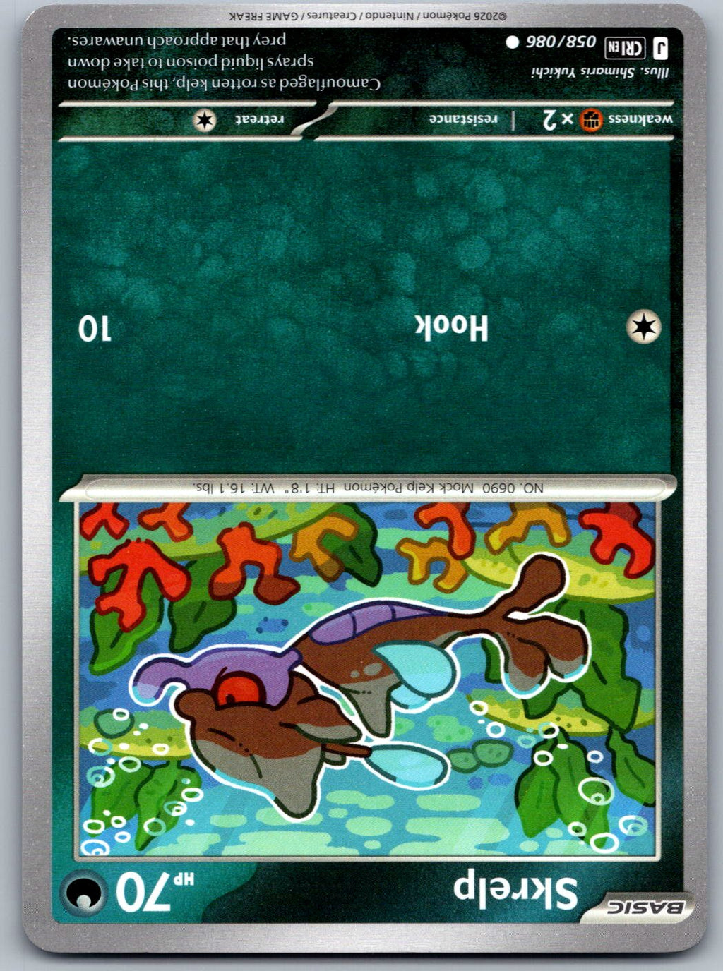 Skrelp 058/086 Chaos Rising Pokemon