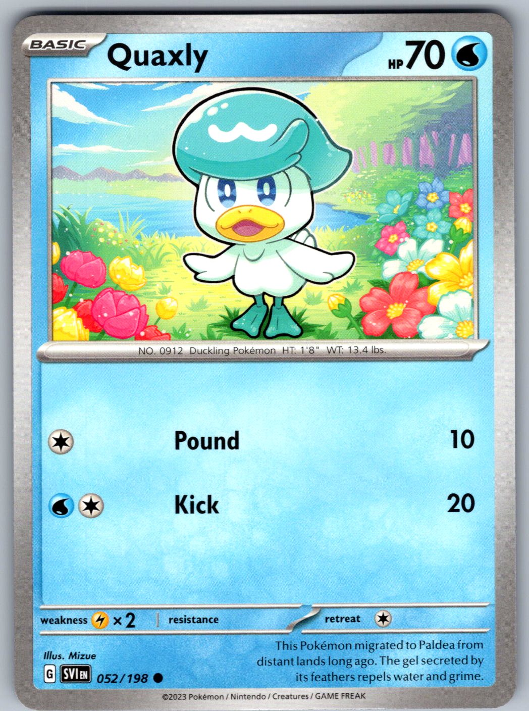 Quaxly (Mirage Holo) 052/198 Miscellaneous Cards & Products Pokemon