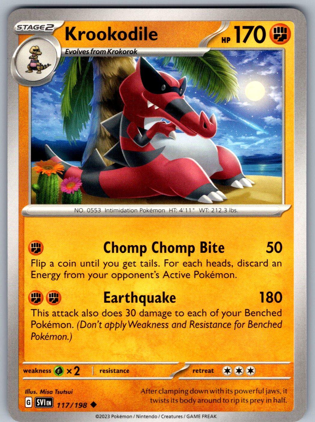 Krookodile 117/198 Scarlet & Violet Pokemon