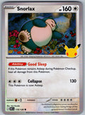 Snorlax 119/128 ME: 30th Celebration Pokemon Holo