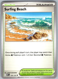 Surfing Beach 129/132 Mega Evolution Pokemon