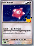 Minior 124/128 ME: 30th Celebration Pokemon Holo