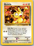 Meowth 62/82 Team Rocket Pokemon Unlimited