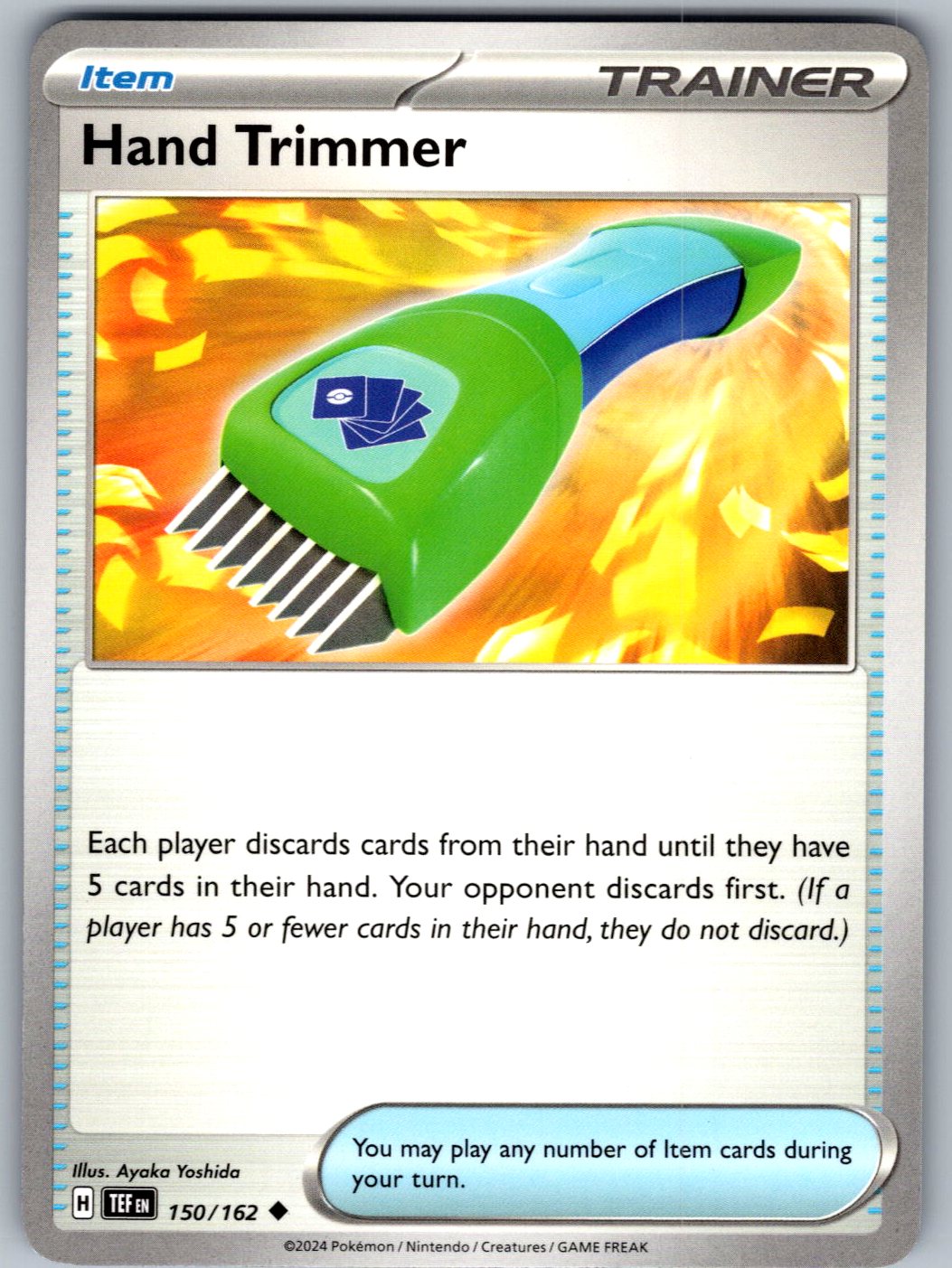 Hand Trimmer 150/162 Temporal Forces Pokemon
