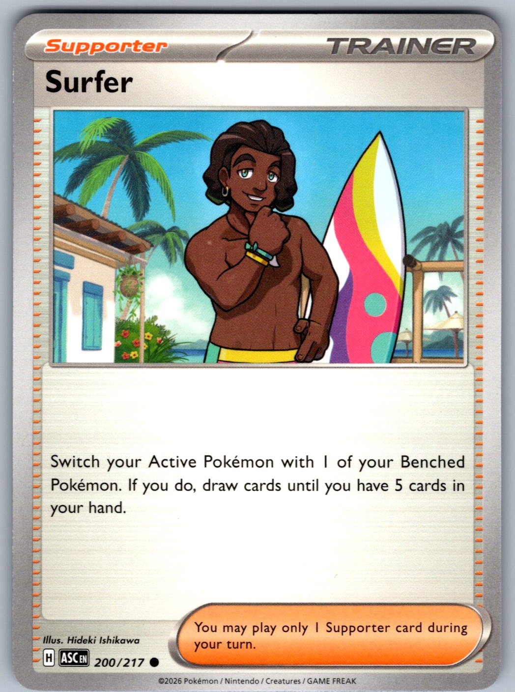 Surfer 200/217 Ascended Heroes Pokemon