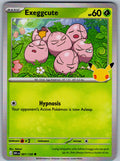 Exeggcute 001/128 ME: 30th Celebration Pokemon Holo