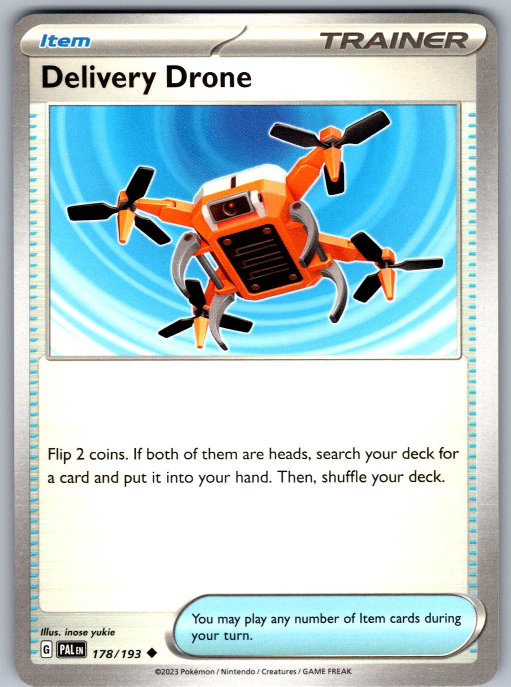 Delivery Drone 178/193 Paldea Evolved Pokemon