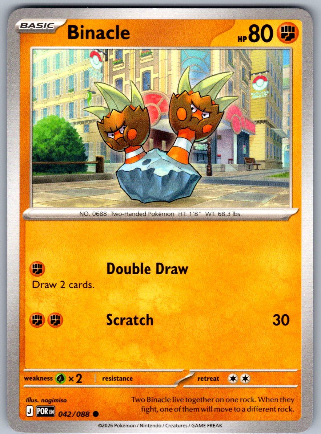 Binacle 042/088 Perfect Order Pokemon
