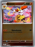 Braixen 012/086 Chaos Rising Pokemon Reverse Holo
