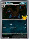 Zweilous 098/128 ME: 30th Celebration Pokemon Holo