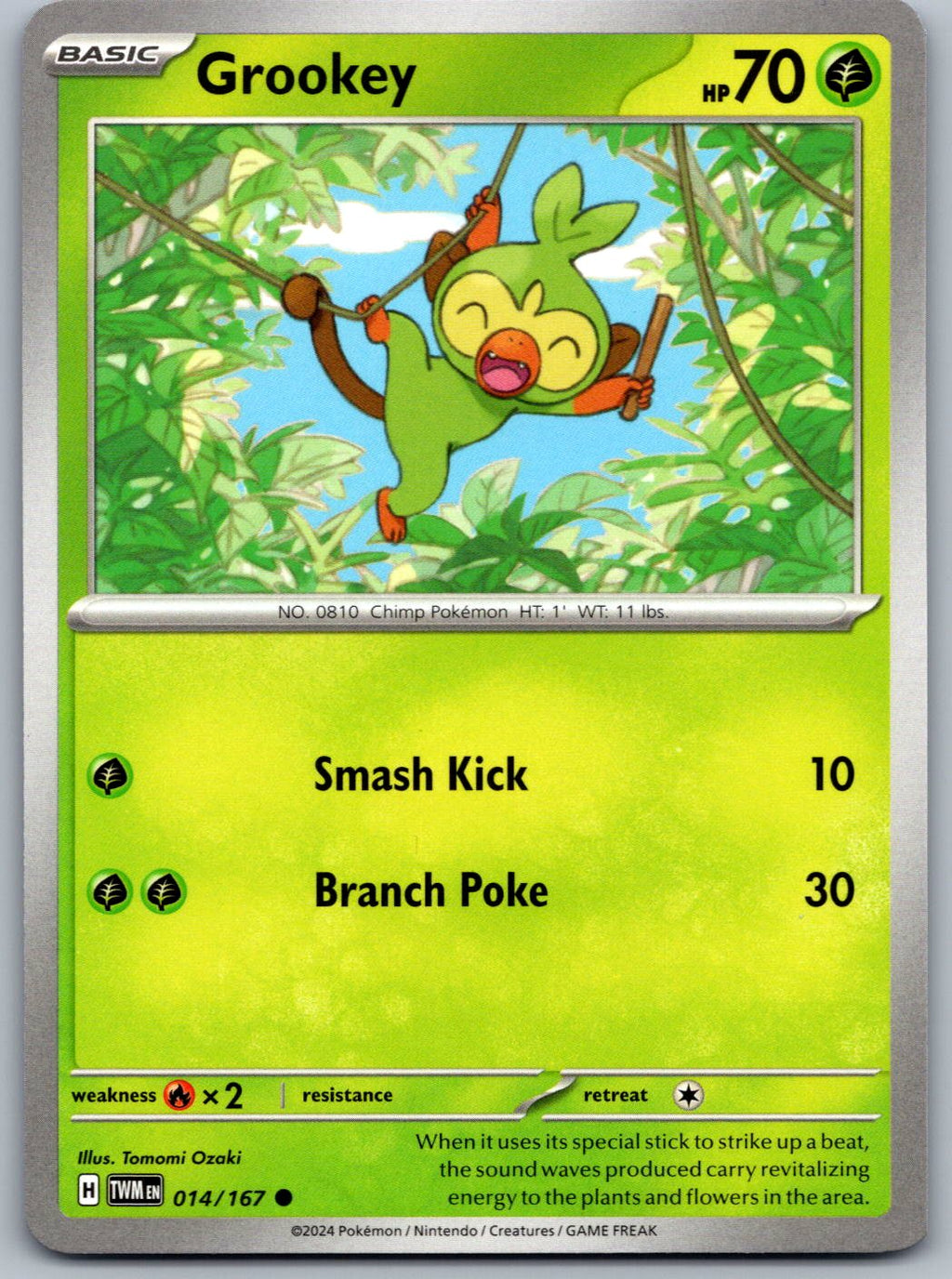 Grookey 014/167 Twilight Masquerade Pokemon