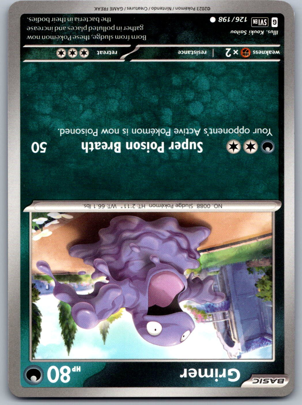 Grimer 126/198 Scarlet & Violet Pokemon