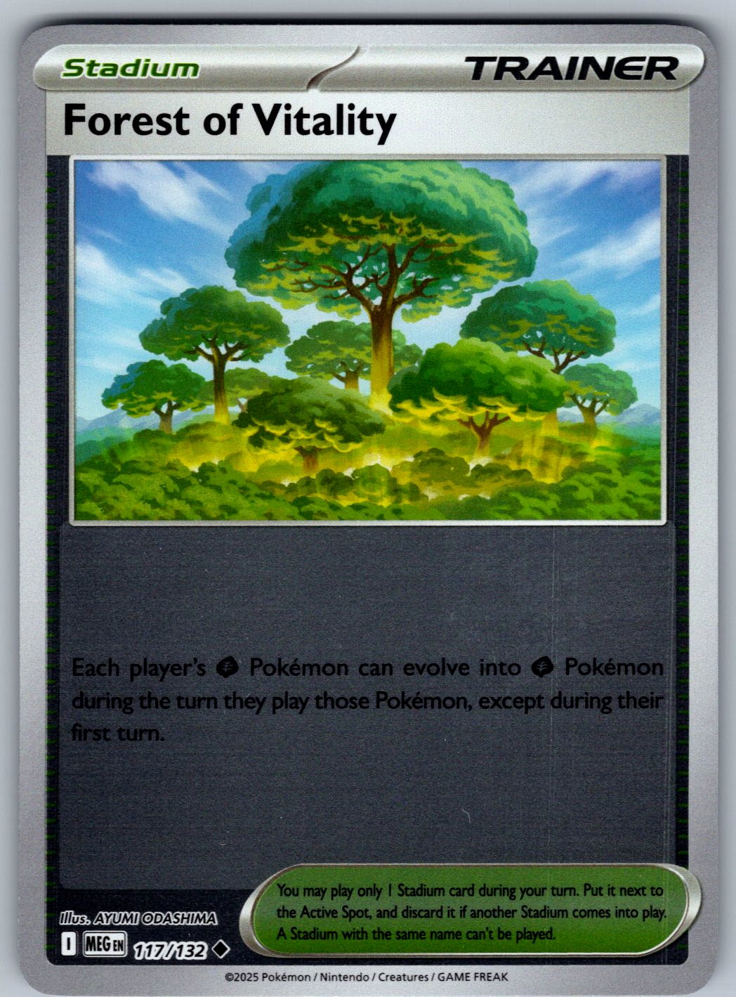 Forest of Vitality 188/217 Ascended Heroes Pokemon Reverse Holo