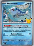 Wishiwashi 022/128 ME: 30th Celebration Pokemon Holo