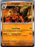 Hisuian Arcanine 100/167 Twilight Masquerade Pokemon Holo