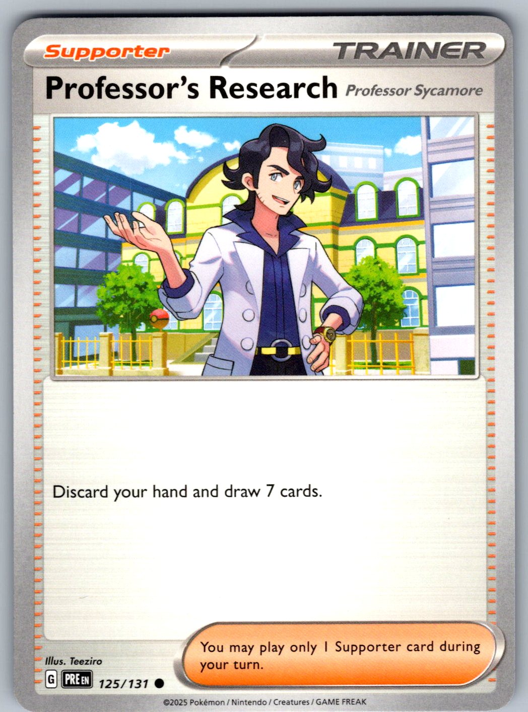 Professor's Research [Professor Sycamore] 125/131 Prismatic Evolutions Pokemon