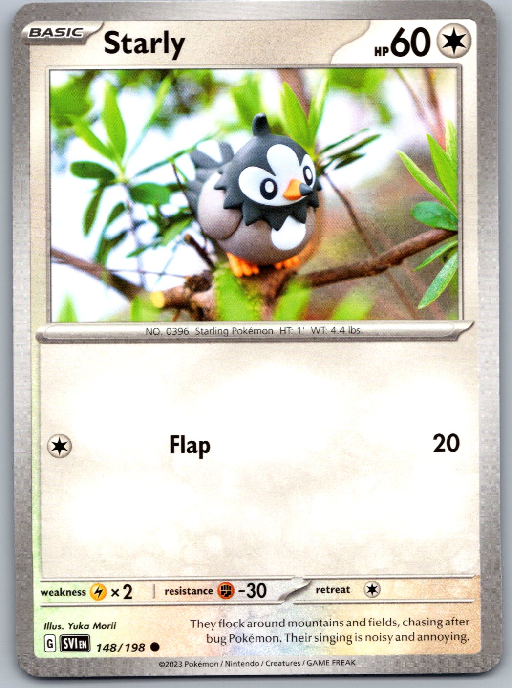 Starly 148/198 Scarlet & Violet Pokemon