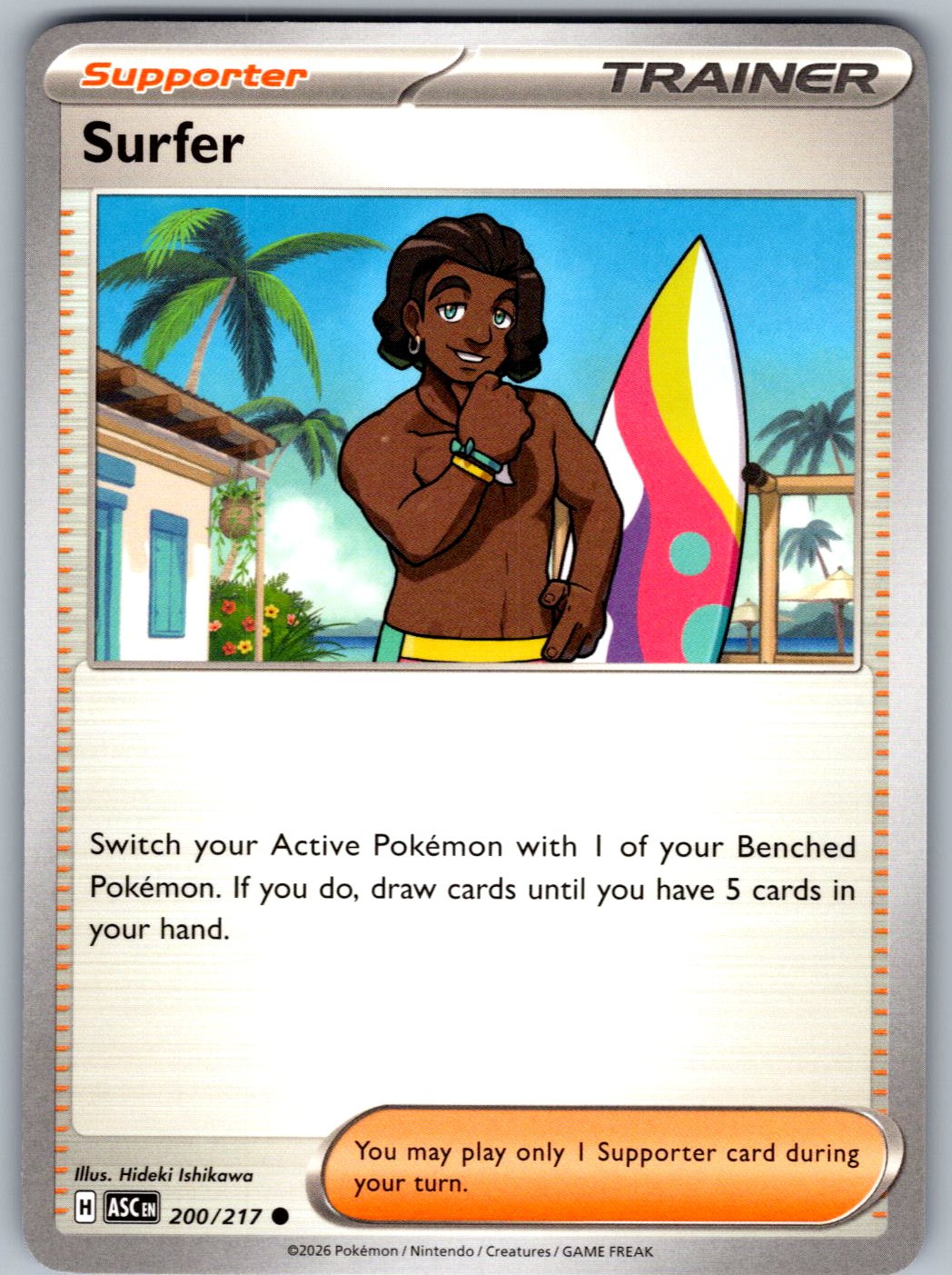 Surfer 200/217 Ascended Heroes Pokemon